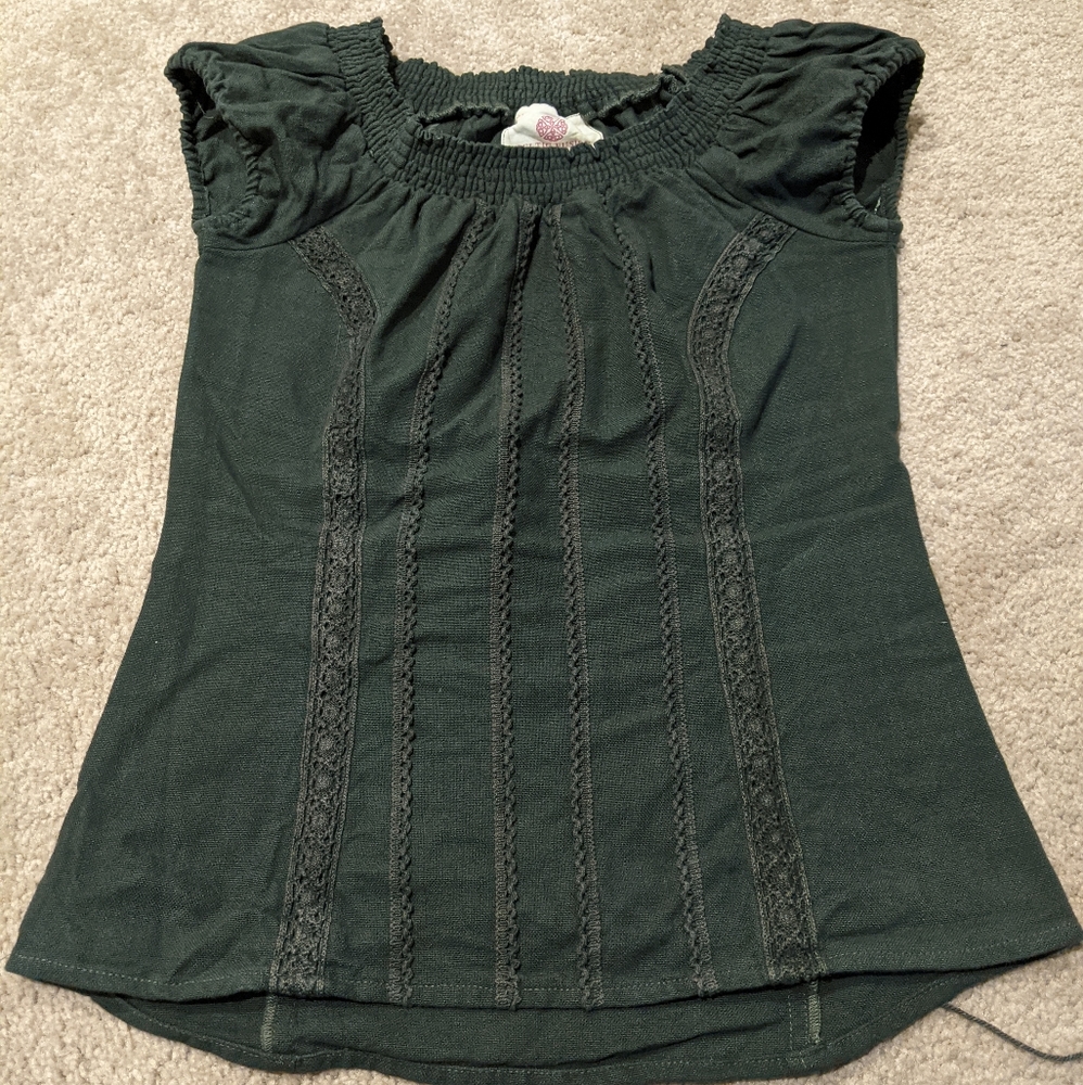 Celtic fusion design flax shirt size small